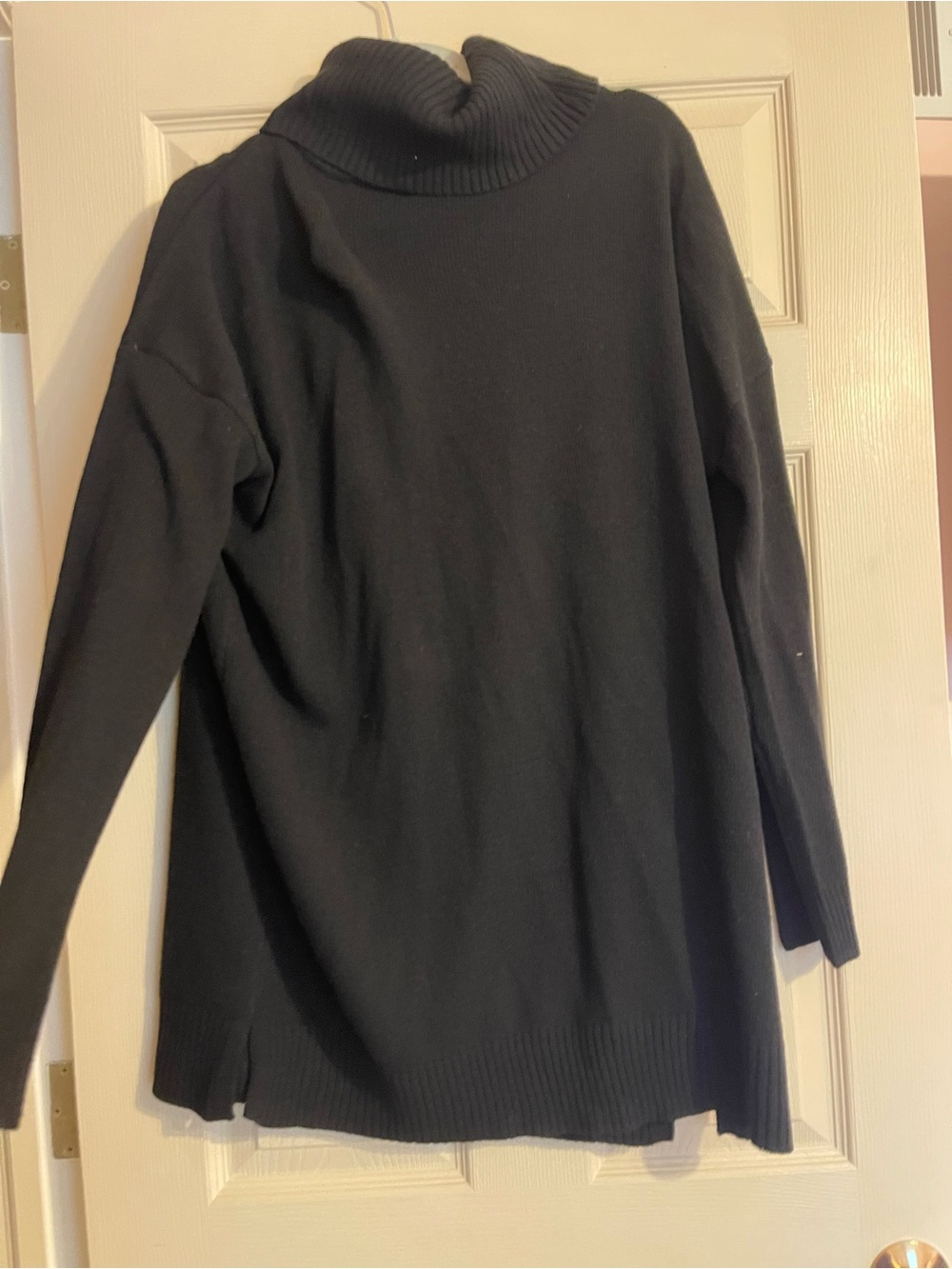 NWOT Pink Lily Black Turtleneck Sweater Dress